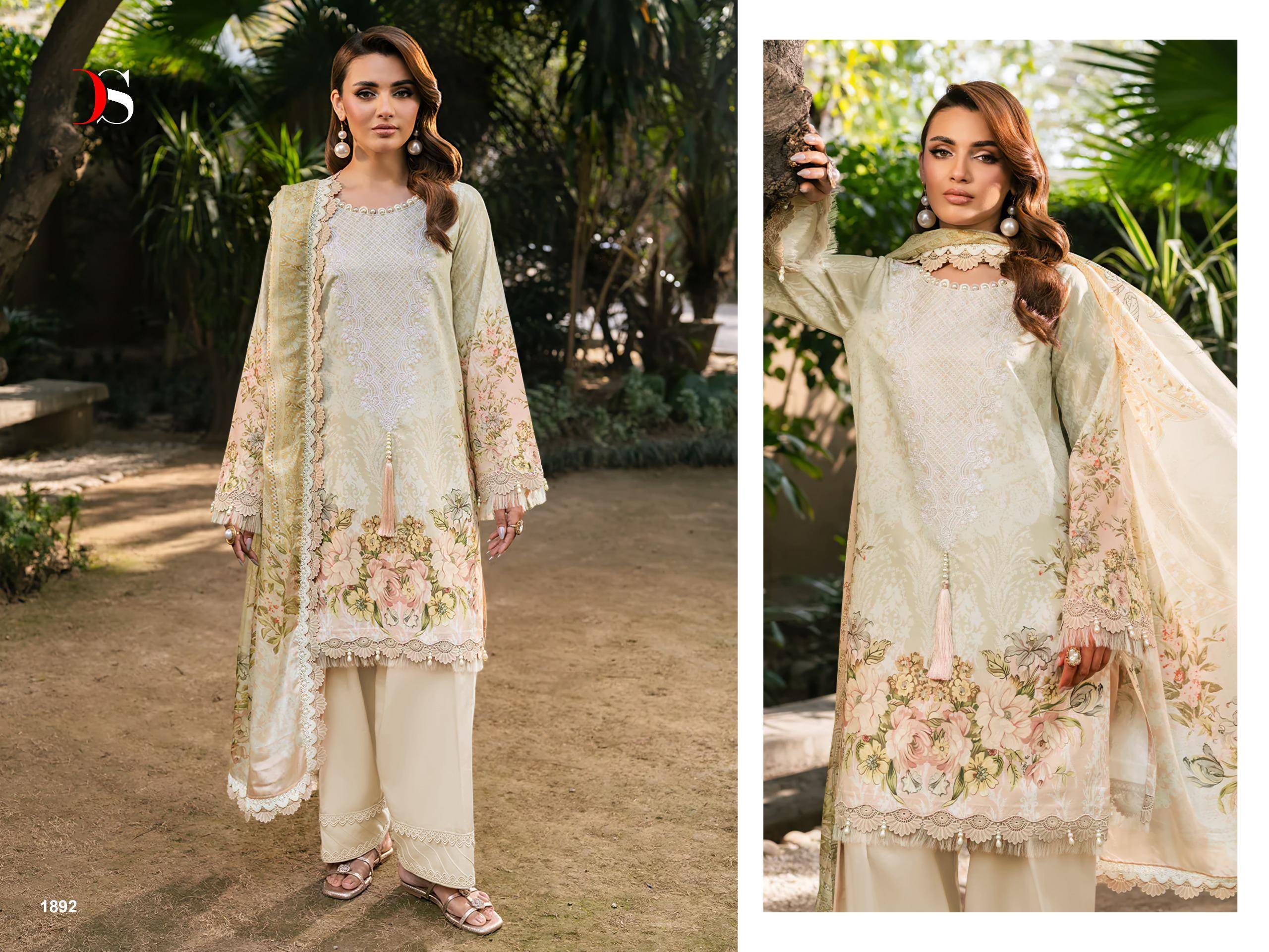 Jade Elara-vol.2 BY DEEPSY SUITS 1891 TO 1896 SERIES Pakistani Stylish Beautiful Colourful Printed & Embroidered Party Dresses At Wholesale Price